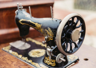 縫紉機(jī),過時(shí)的,跳蚤市場,布達(dá)佩斯,水平畫幅