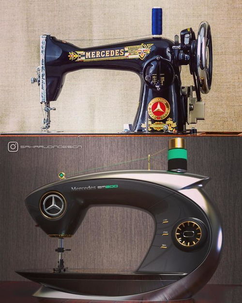 奔馳買不起 那么你可以考慮做個裁縫 奔馳聯(lián)名縫紉機(jī)了解一下