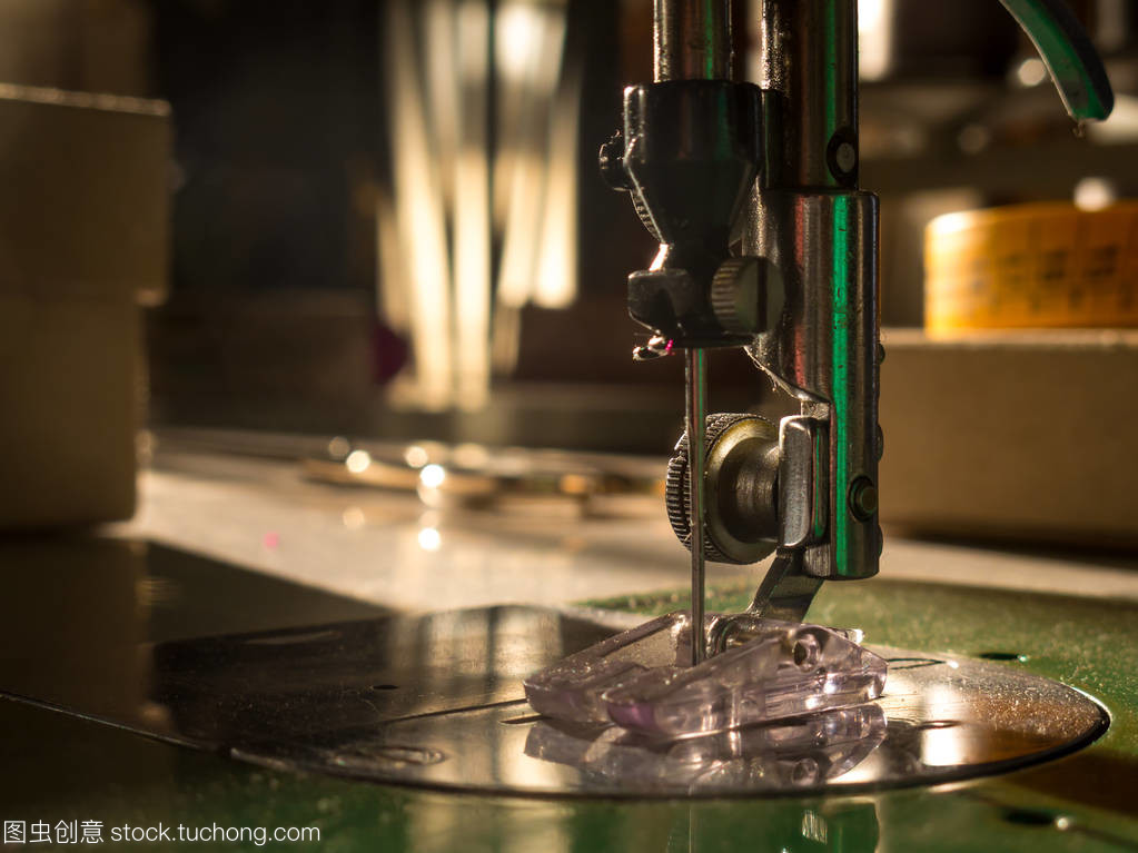 縫紉機。縫紉車間